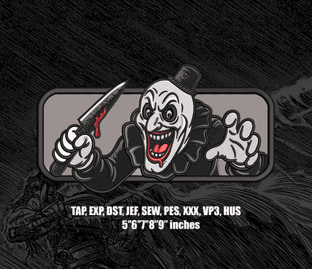Clown Digital Embroidery Design