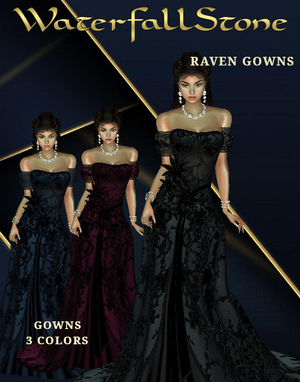 Raven Gowns