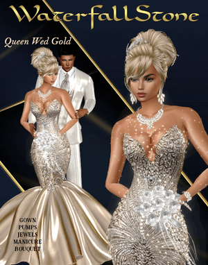 Queen Wed Gold