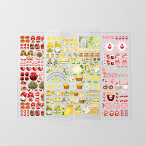Fruits Love Pack – Lemon, Cherry &amp; Apple Sticker Bundle
