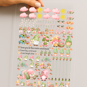 Peach Garden • Gnomes Sticker Sheet 