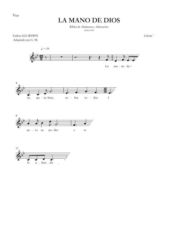 43 - LA MANO DE NUESTRO DIOS