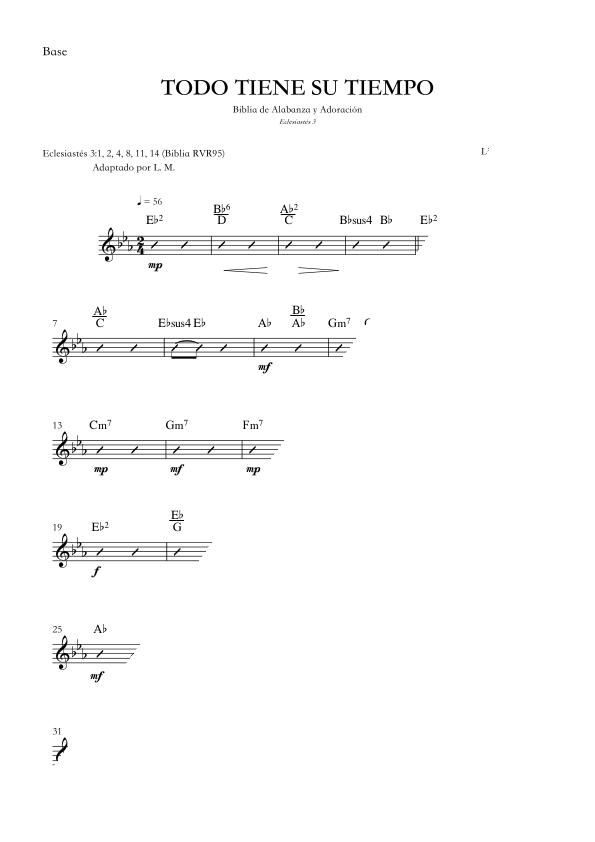 85 - TODO TIENE SU TIEMPO