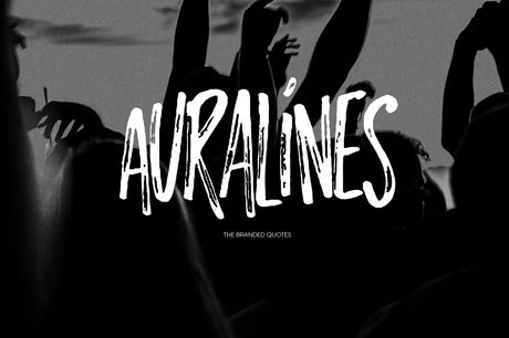 Auralines - Brush Font