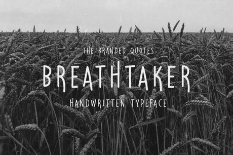 Breathtaker Typeface