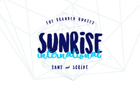Sunrise International (Typeface)