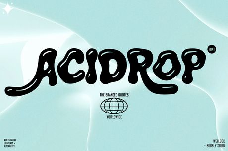 Acidrop Font 