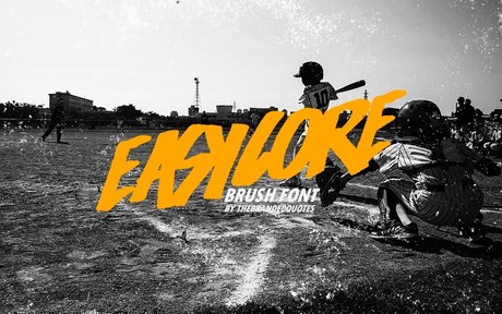 Easycore Brush Font