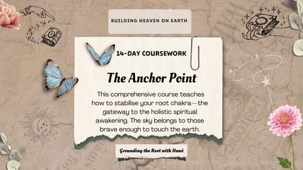 Root Chakra Optimisation: The Anchor Point