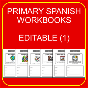Primary Spanish workbooks - editable (1)