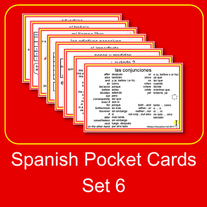 Spanish Pocketcards, set 6
