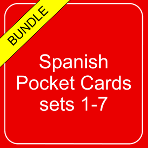 Spanish Pocket Cards, sets 1-7