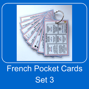 French Pocket Cards, set 3