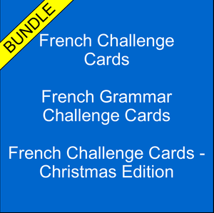 French Challenge Cards - Bundle