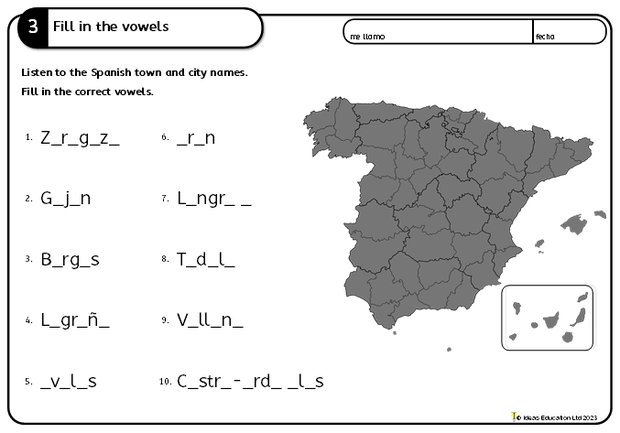 Dictados: resources to introduce, support and practise dictation in Spanish