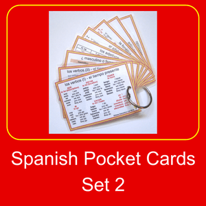 Spanish Pocket Cards - set 2
