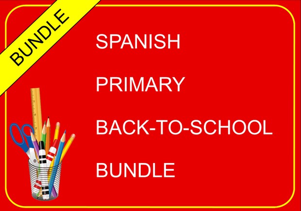 Spanish Primary Back-to-School Bundle