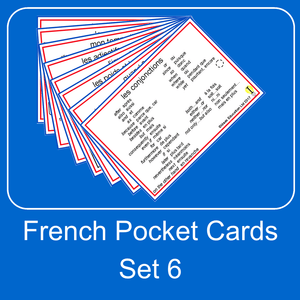 French Pocket Cards, set 6