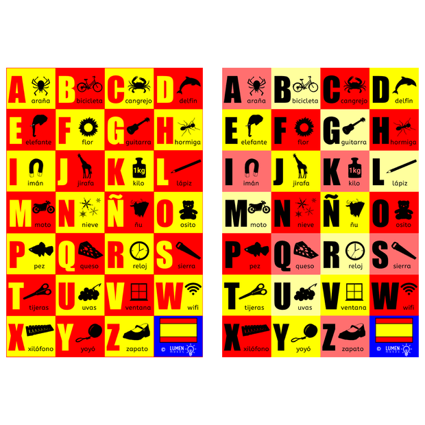 Spanish Alphabet Posters