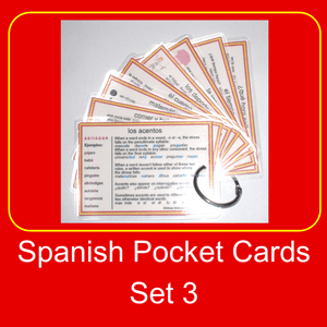 Spanish Pocket Cards, set 3