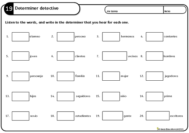 Dictados: resources to introduce, support and practise dictation in Spanish