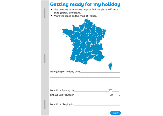 My holiday in France