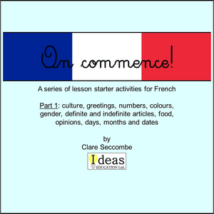 On commence! - French lesson starters