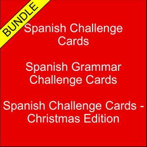 Spanish Challenge Cards - Bundle
