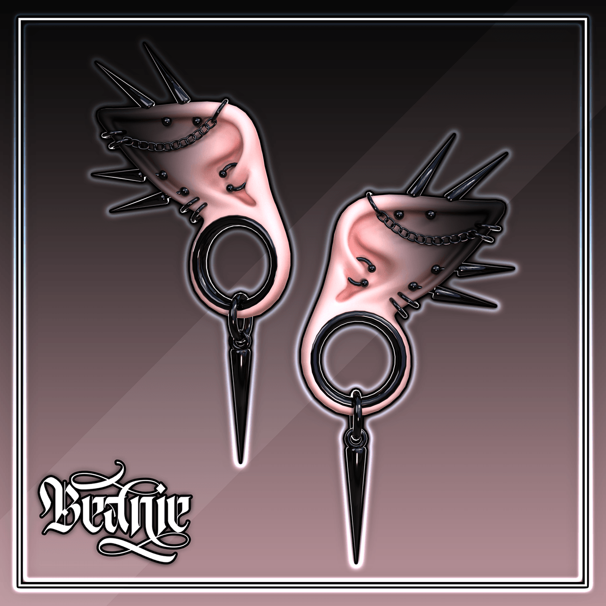 'Eclipse' Elf Ears + Jewelry Set