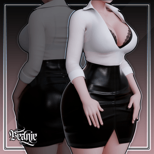 'Corrupted' Office Secretary Outfit