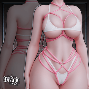 'Affliction' Shibari Harness + Bikini Set
