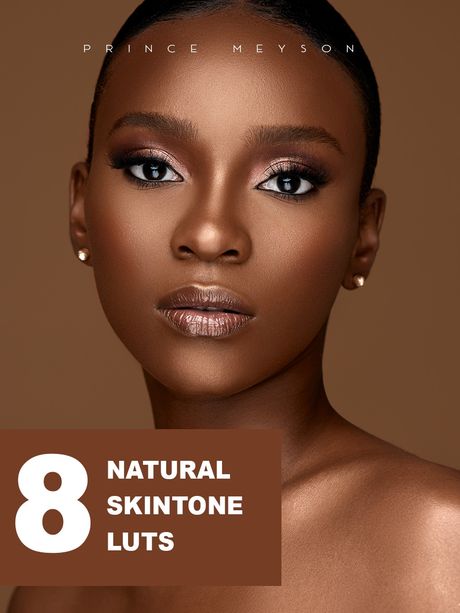 Natural Skin Tone LUTs For Dark Skin