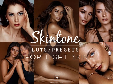 Skin Tone LUTs For Light Skin (Photoshop)