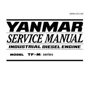 Yanmar TF(-M) Series Industrial Diesel Engine Repair Service Manual 