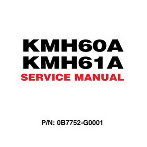 Yanmar KMH60A, KMH61A Marine Gear Repair Service Manual 