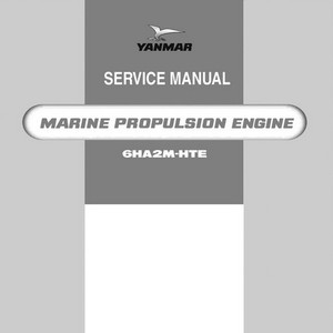 Yanmar 6HA2M-HTE Marine Propulsion Engine Repair Service Manual 