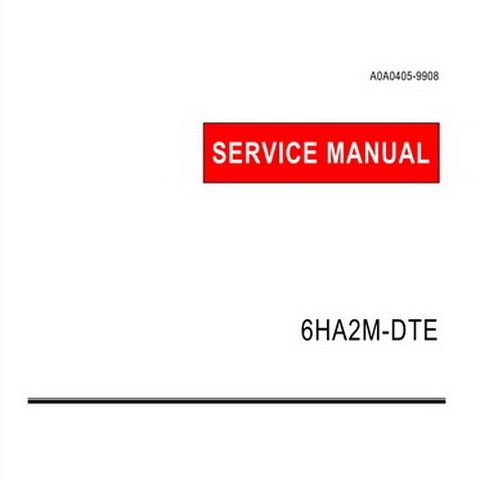 Yanmar 6HA2M-DTE Marine Diesel Engine Repair Service Manual 
