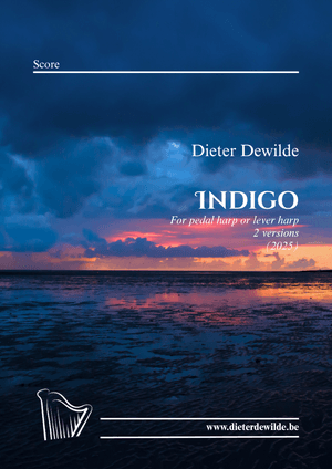 Indigo – a luminous piece for pedal harp or lever harp