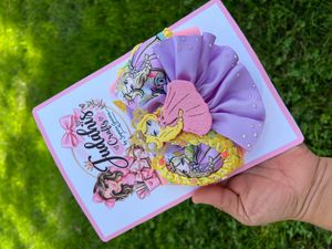 Lavender Tulle Princess Hair Bow