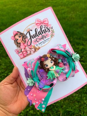 Enchanted Garden Fairy Hair Bow
