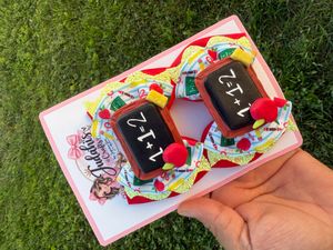Chalkboard Hair Bow Set