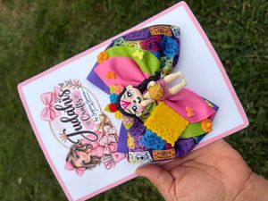 Papel Picado Catrina Hair Bow