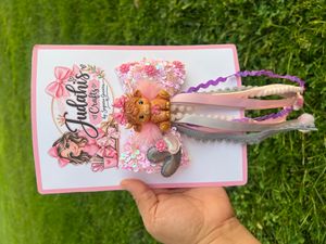 Highland Cow Streamer Hair Bow