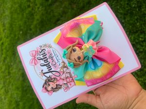 Rainbow Bubble Pop It Hair Bow 2