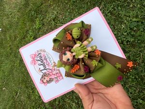 Autumn Harvest Doll Hair Bow