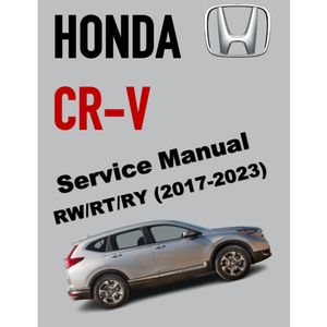 HONDA CR-V RW/RT/RW (2017-2023) SERVICE WORKSHOP MANUAL