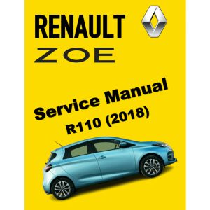 RENAULT ZOE EV R110 MOTOR (2018-2023) SERVICE WORKSHOP MANUAL