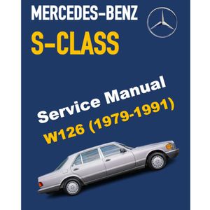 MERCEDES-BENZ W126 (1979-1991) FACTORY SERVICE WORKSHOP MANUAL