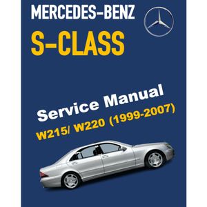 MERCEDES-BENZ W215/ W220 M137 (1999-2007) SERVICE WORKSHOP MANUAL