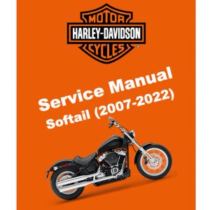 HARLEY DAVIDSON SOFTAIL MODELS (2007-2010-2013-2015-2016-2018-2019-2022) SERVICE WORKSHOP MANUAL + P